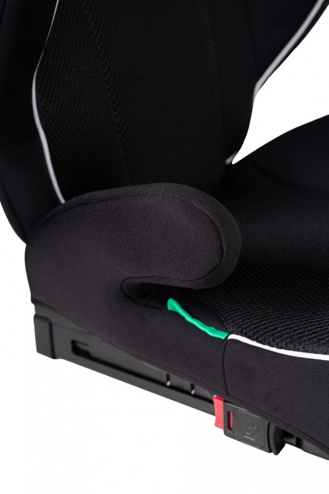 CARETERO Scaun auto copii 2in1 Breezy Fix Black I-Size 100-150 cmfixare cu isofixtetiera reglabilaspatar detasabilsistem de ventilatie BreezeCool