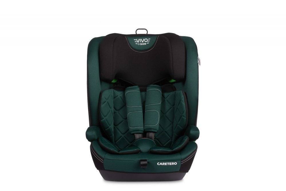 CARETERO Scaun auto copii Vivo Emerald i-Size 76-150 cmcertificat R12903tetiera reglabilahusa detasabilacenturi cu pernute moipernuta reductor inclusa