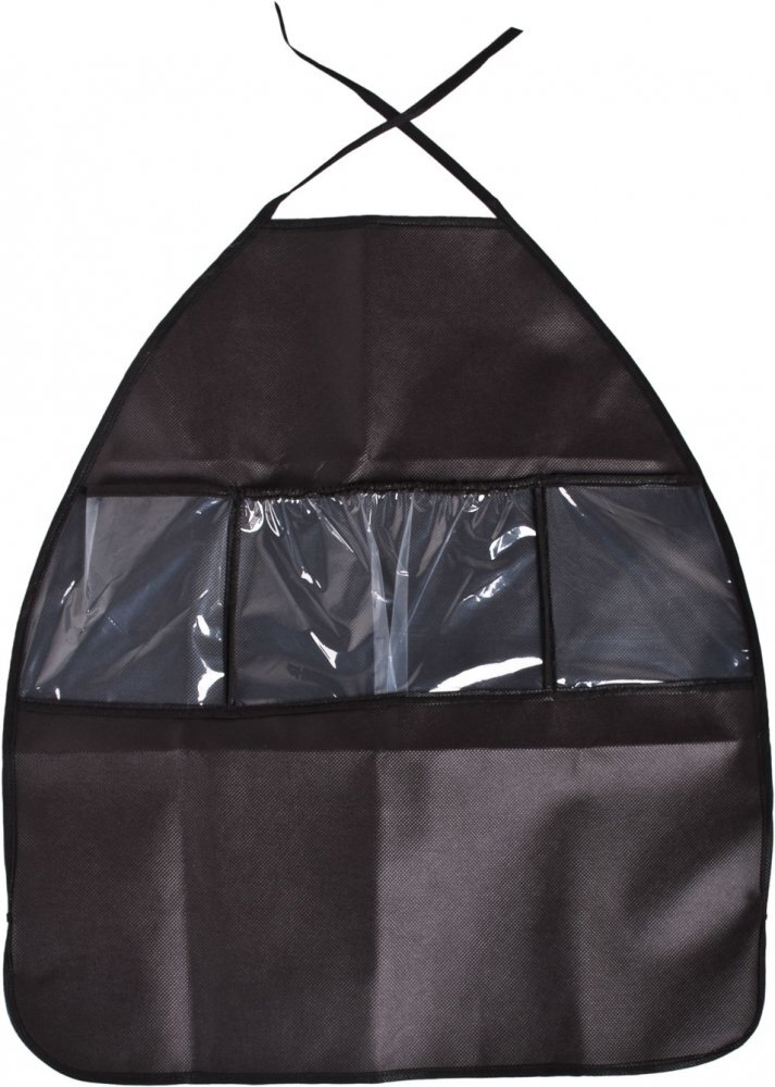 CARETERO Set 2in1 protectie bancheta si organizator scaun auto copii cu prindere universala Black