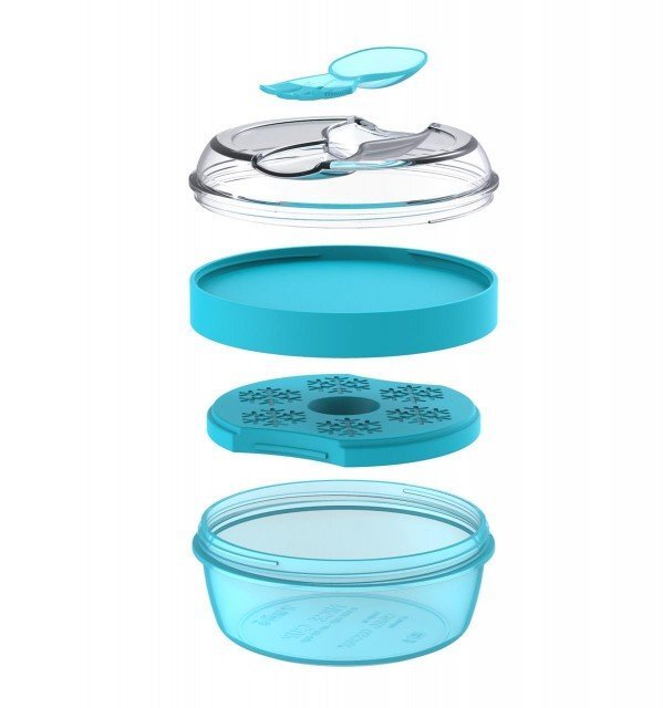 Carl Oscar Caserola compartimentata cu disc de racire N Ice Cup 0.3 l orange