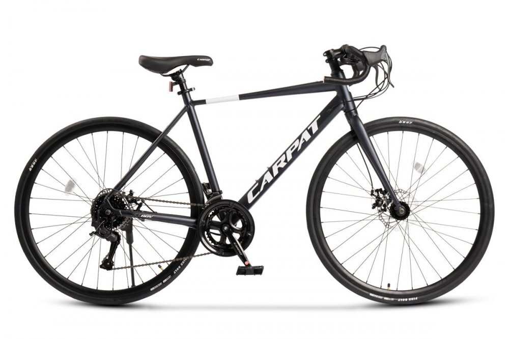 CARPAT Bicicleta CursieraCyclocross Adv C28320RG AlbastruAlb roti 28 inch aluminiu 16 viteze echipare A3-LTW00 frane disc cabluri integrate