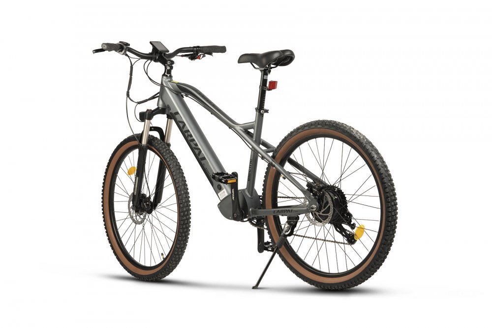 CARPAT Bicicleta Electrica C275H7E GriNegru MTB Hidraulica E-Bike roti 27.5 inch 11 viteze motor 250W autonomie Max 60 km baterie integrata in cadru Litiu-Ion 36V 10.4Ah