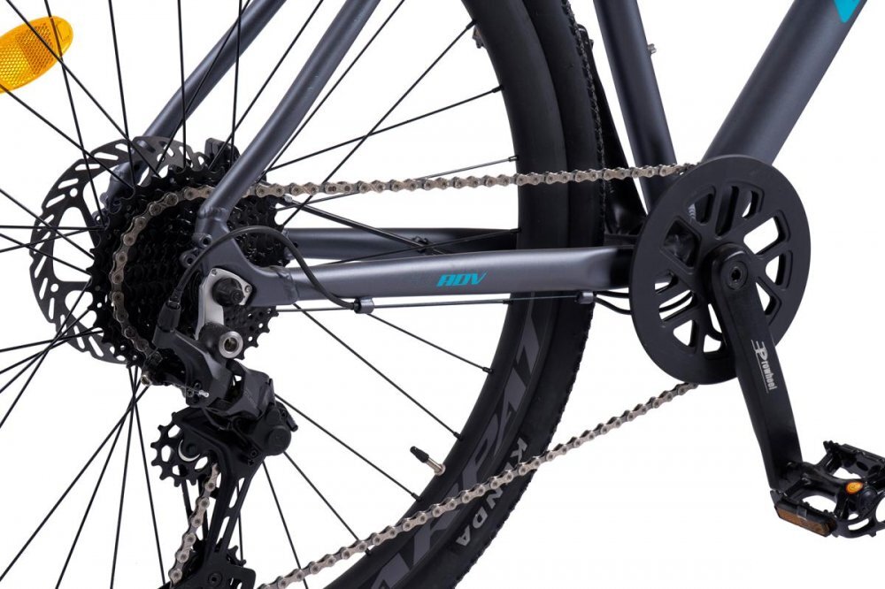 CARPAT Bicicleta Gravel ADV C28873A GriAlbastru 28 inch cadru aluminiu 10 viteze echipare Shimano Cues frane Hidraulice X-Spark Disc