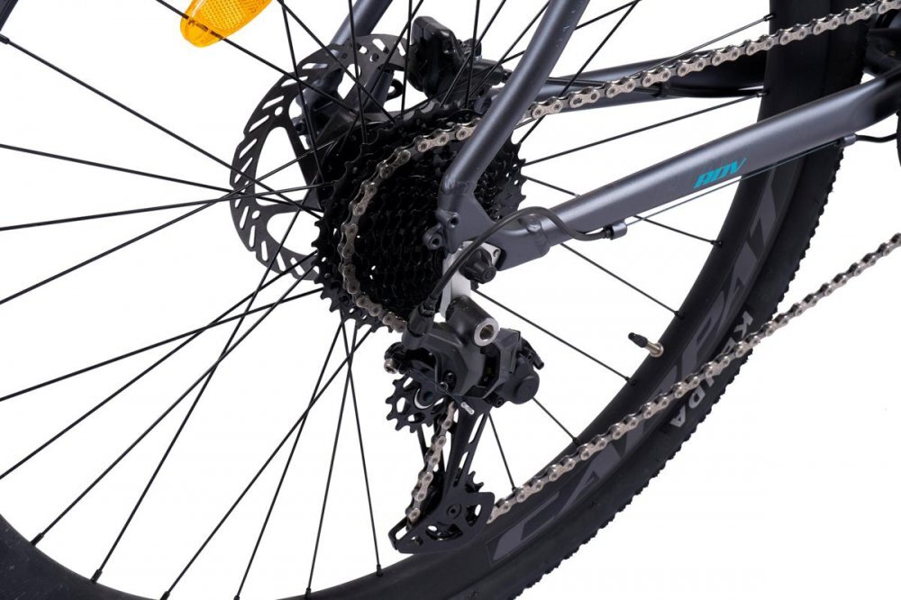 CARPAT Bicicleta Gravel ADV C28873A GriAlbastru 28 inch cadru aluminiu 10 viteze echipare Shimano Cues frane Hidraulice X-Spark Disc
