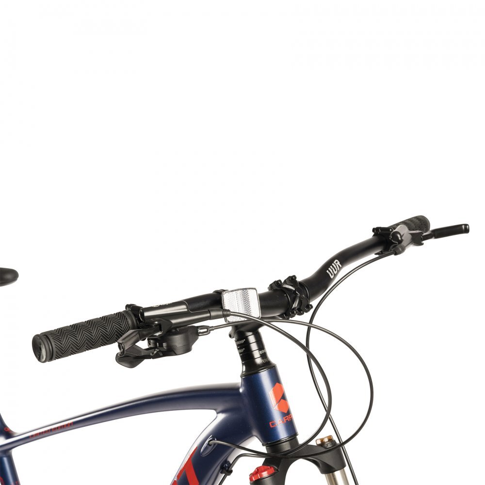 CARPAT Bicicleta Mountain Bike PRO C29212H Limited edition 29 inch cadru aluminiu culoare albastrurosu sistem franare pe disc inaltime maxima utilizator 170-195 cm greutate maxima utilizator 120 Kg suspensie pe arc