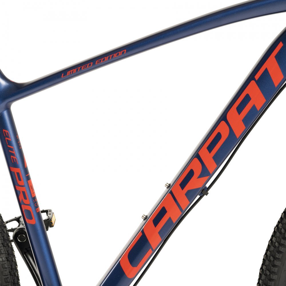 CARPAT Bicicleta Mountain Bike PRO C29212H Limited edition 29 inch cadru aluminiu culoare albastrurosu sistem franare pe disc inaltime maxima utilizator 170-195 cm greutate maxima utilizator 120 Kg suspensie pe arc