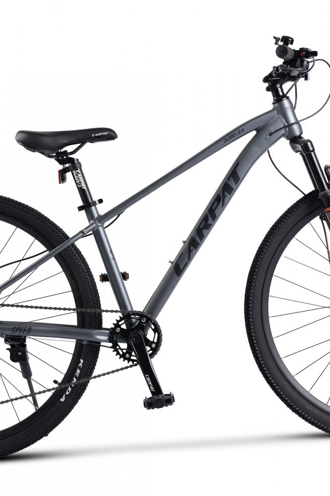 CARPAT Bicicleta MTB DURO 2.9 C29334H GriNegru roti 29 inch echipare Shimano AlivioAltus frane Hidraulice Radius cabluri integrate 9 Viteze greutate suportata 120 kg