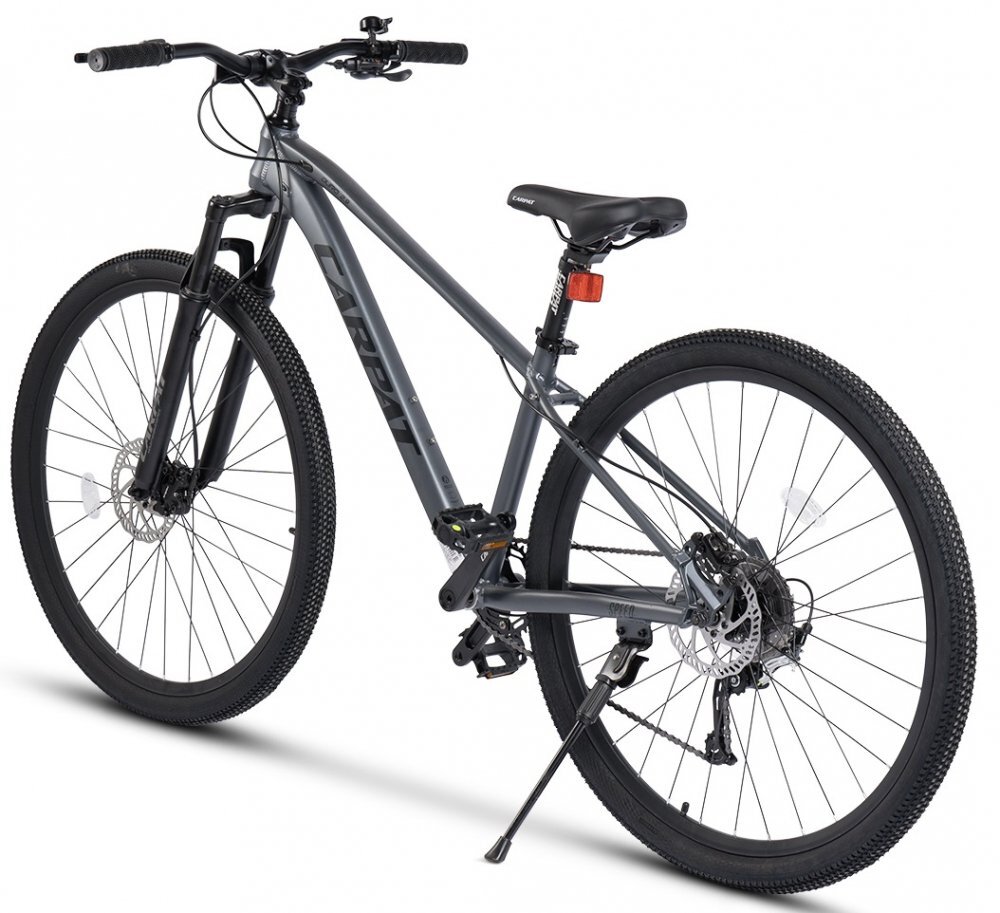 CARPAT Bicicleta MTB DURO 2.9 C29334H GriNegru roti 29 inch echipare Shimano AlivioAltus frane Hidraulice Radius cabluri integrate 9 Viteze greutate suportata 120 kg