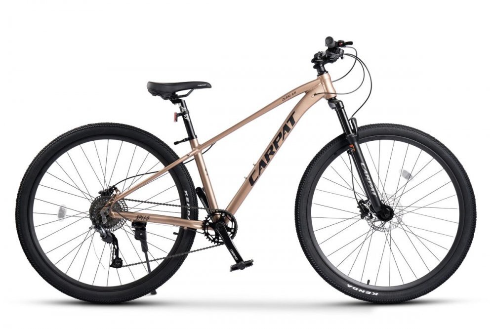 CARPAT Bicicleta MTB DURO 2.9 C29334H MaroNegru roti 29 inch echipare Shimano AlivioAltus frane Hidraulice Radius cabluri integrate 9 Viteze greutate suportata 120 kg