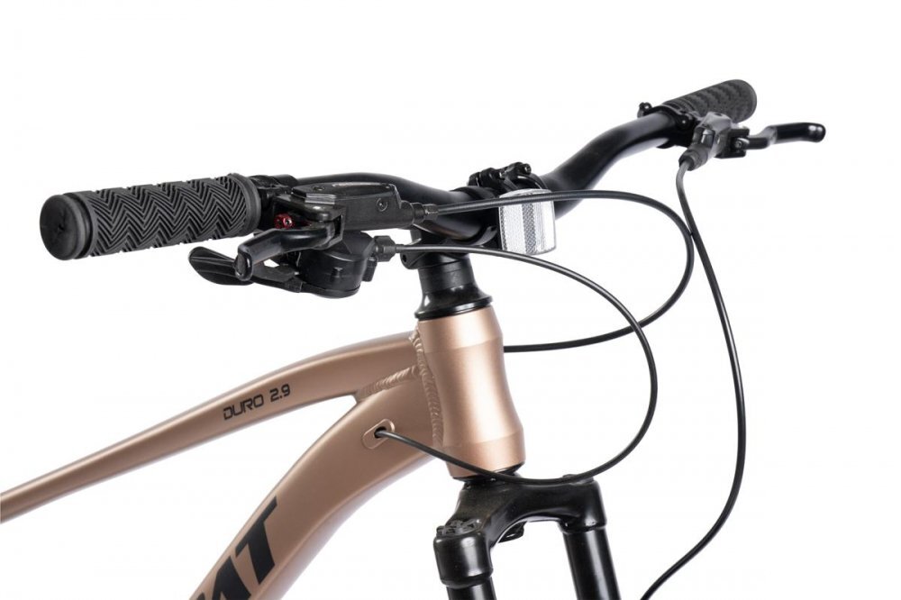 CARPAT Bicicleta MTB DURO 2.9 C29334H MaroNegru roti 29 inch echipare Shimano AlivioAltus frane Hidraulice Radius cabluri integrate 9 Viteze greutate suportata 120 kg