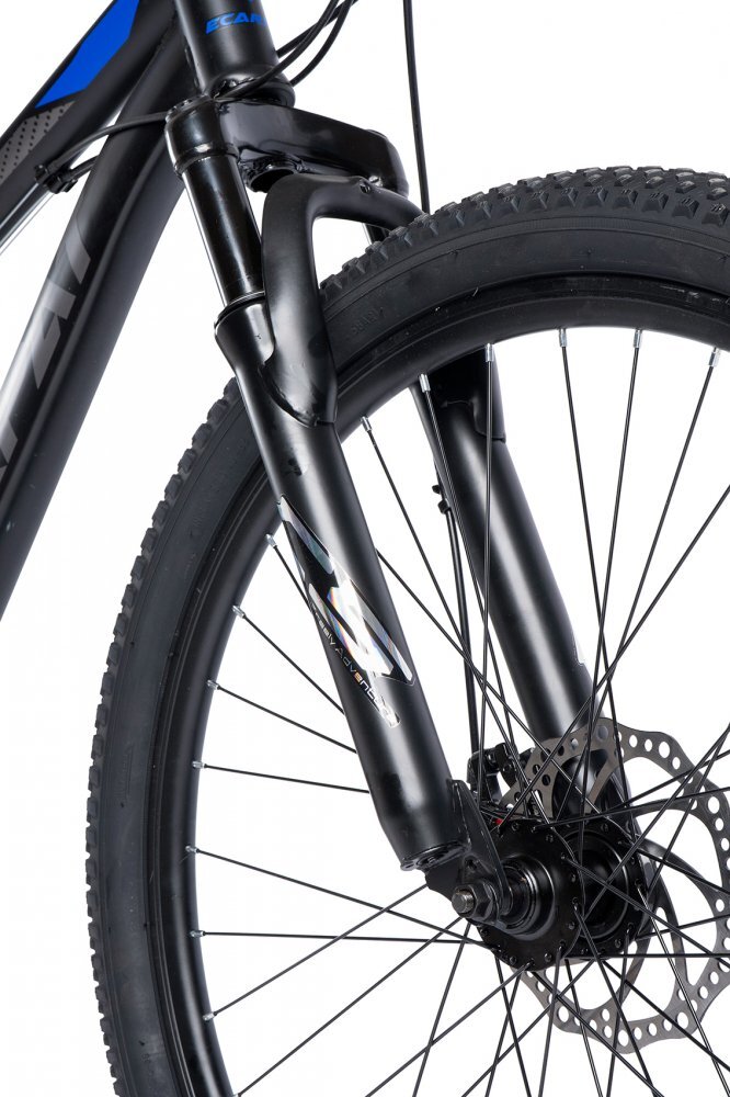 CARPAT Bicicleta MTB Full-Suspension E- E2660A NegruGriAlbastru 26 inch 150-165 cm inch greutate suportata 100 kg