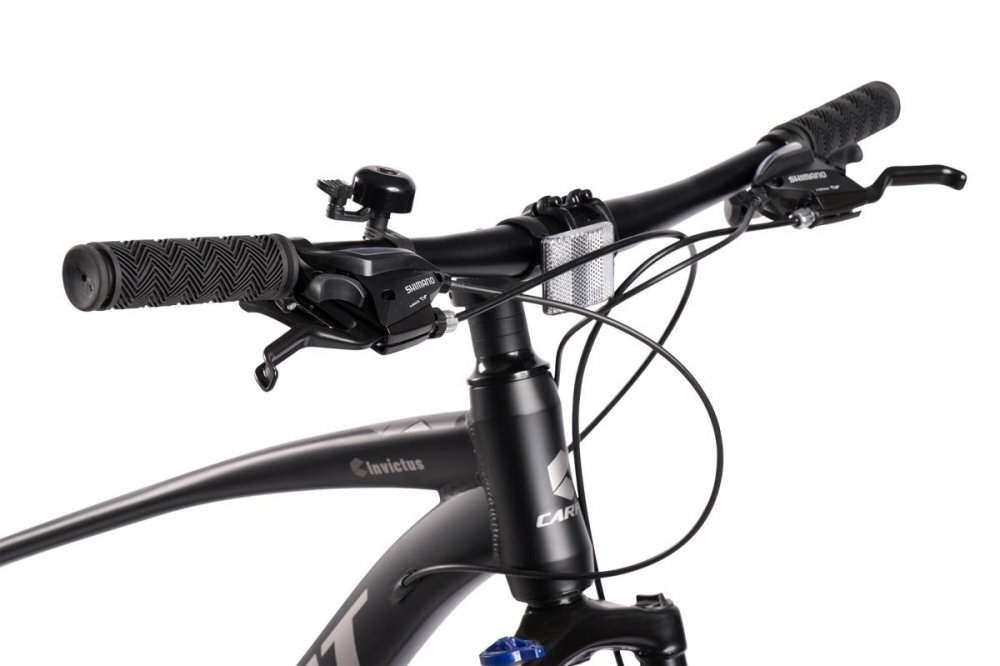 CARPAT Bicicleta MTB Invictus C2757C NegruGri roti 27.5 inch 21 viteze inaltime utilizator 160-175 cm greutate suportata 120 kg