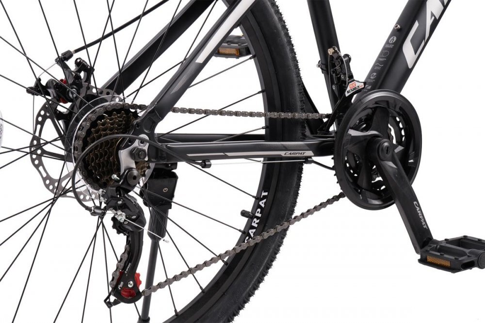 CARPAT Bicicleta MTB Montana C2699A NegruGri roti 26 inch 21 viteze inaltime utilizator 150-165 cm greutate suportata 120 kg