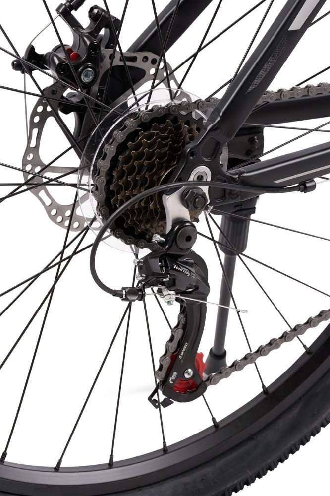 CARPAT Bicicleta MTB Montana C2699A NegruGri roti 26 inch 21 viteze inaltime utilizator 150-165 cm greutate suportata 120 kg