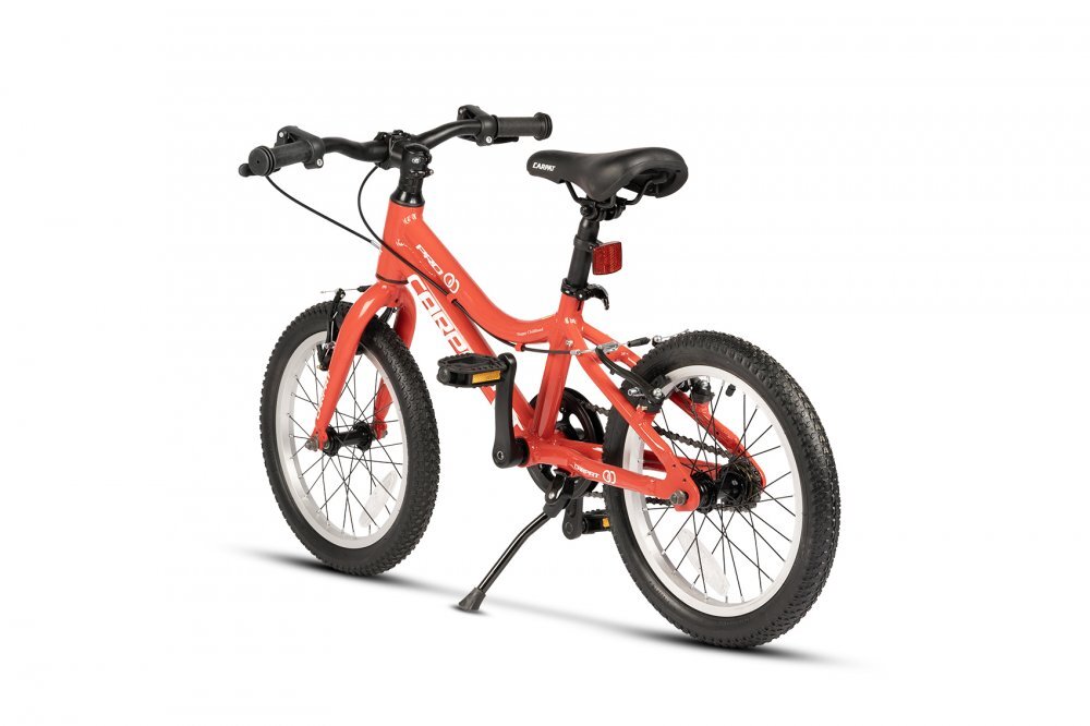 CARPAT Bicicleta pentru copii C16208C RosuAlb 4-6 ani Roti 16 inch Cric Frane V-Brake