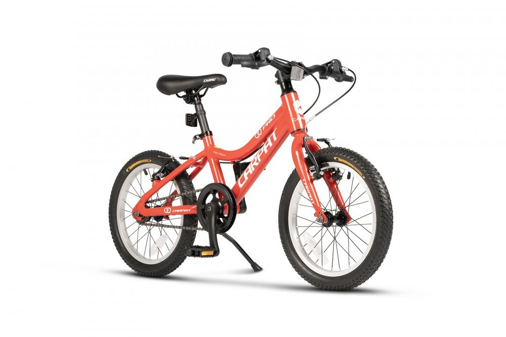 CARPAT Bicicleta pentru copii C16208C RosuAlb 4-6 ani Roti 16 inch Cric Frane V-Brake