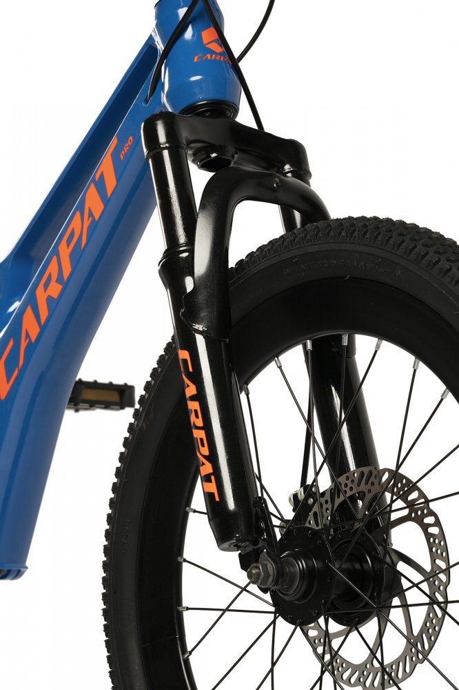 CARPAT Bicicleta pentru copii MTB-FS C20344A AlbastruPortocaliu roti 20 inch inaltime utilizator 120-155 cm greutate suportata 80 kg