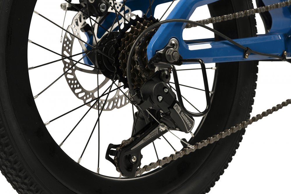 CARPAT Bicicleta pentru copii MTB-FS C20344A AlbastruPortocaliu roti 20 inch inaltime utilizator 120-155 cm greutate suportata 80 kg