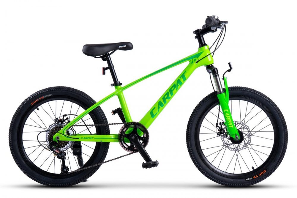 CARPAT Bicicleta pentru copii MTB Hiro C20342A Verde roti 20 inch inaltime utilizator 120-155 cm greutate suportata 80 kg