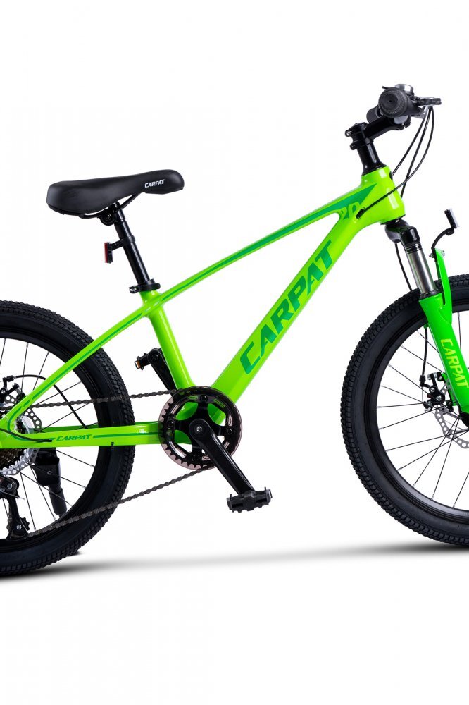 CARPAT Bicicleta pentru copii MTB Hiro C20342A Verde roti 20 inch inaltime utilizator 120-155 cm greutate suportata 80 kg