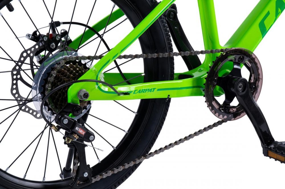 CARPAT Bicicleta pentru copii MTB Hiro C20342A Verde roti 20 inch inaltime utilizator 120-155 cm greutate suportata 80 kg