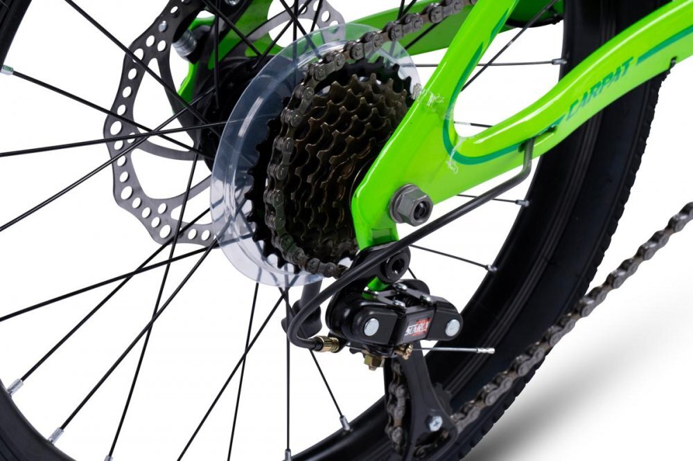 CARPAT Bicicleta pentru copii MTB Hiro C20342A Verde roti 20 inch inaltime utilizator 120-155 cm greutate suportata 80 kg