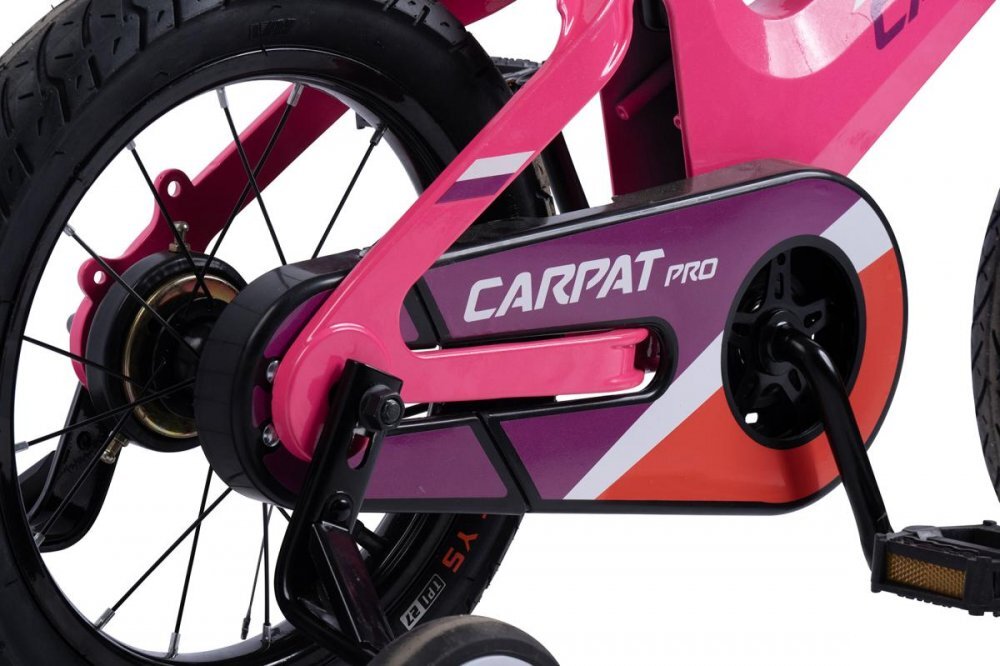 CARPAT Bicicleta pentru copii Pro C14122B RozFucsia roti 14 inch inaltime utilizator 75-100 cm greutate suportata 50 kg