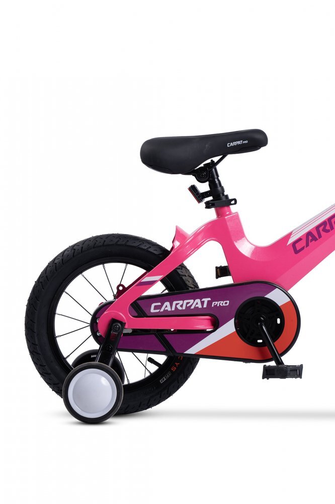 CARPAT Bicicleta pentru copii Pro C14122B RozFucsia roti 14 inch inaltime utilizator 75-100 cm greutate suportata 50 kg