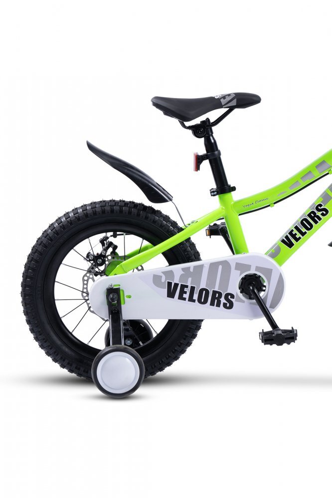 CARPAT Bicicleta pentru copii Velors V16345A Verde roti 16 inch 4-6 ani greutate suportata 50 kg inaltime utilizator 100-115 cm