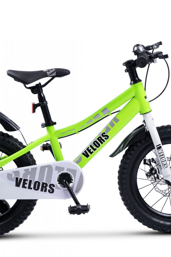 CARPAT Bicicleta pentru copii Velors V16345A Verde roti 16 inch 4-6 ani greutate suportata 50 kg inaltime utilizator 100-115 cm