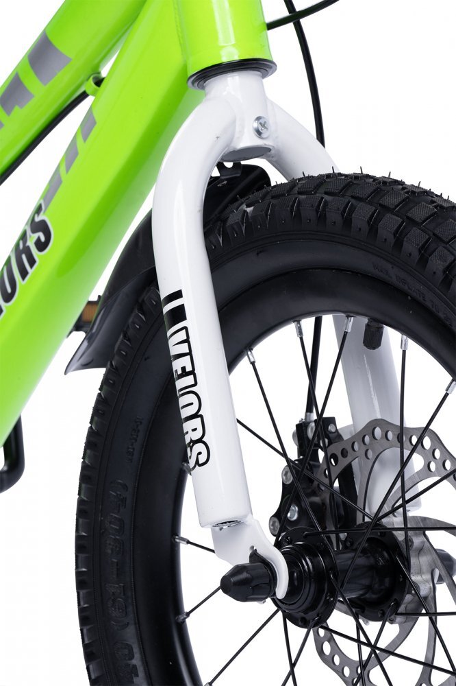 CARPAT Bicicleta pentru copii Velors V16345A Verde roti 16 inch 4-6 ani greutate suportata 50 kg inaltime utilizator 100-115 cm