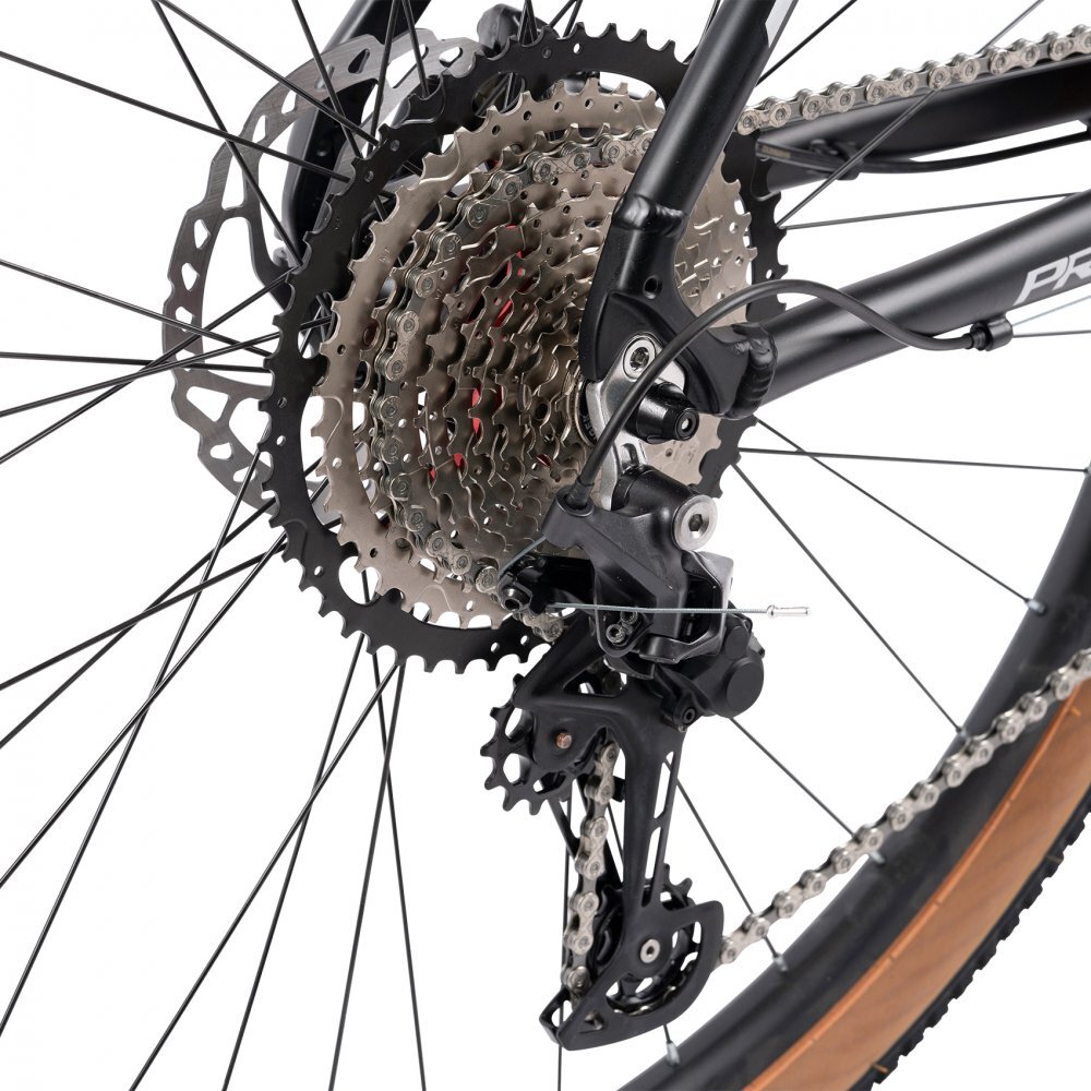 CARPAT Bicicleta PRO C29271H Hidraulica Trekking NegruGri roti 29 inch 11 viteze inaltime utilizator 170-195 cm greutate suportata 120 kg