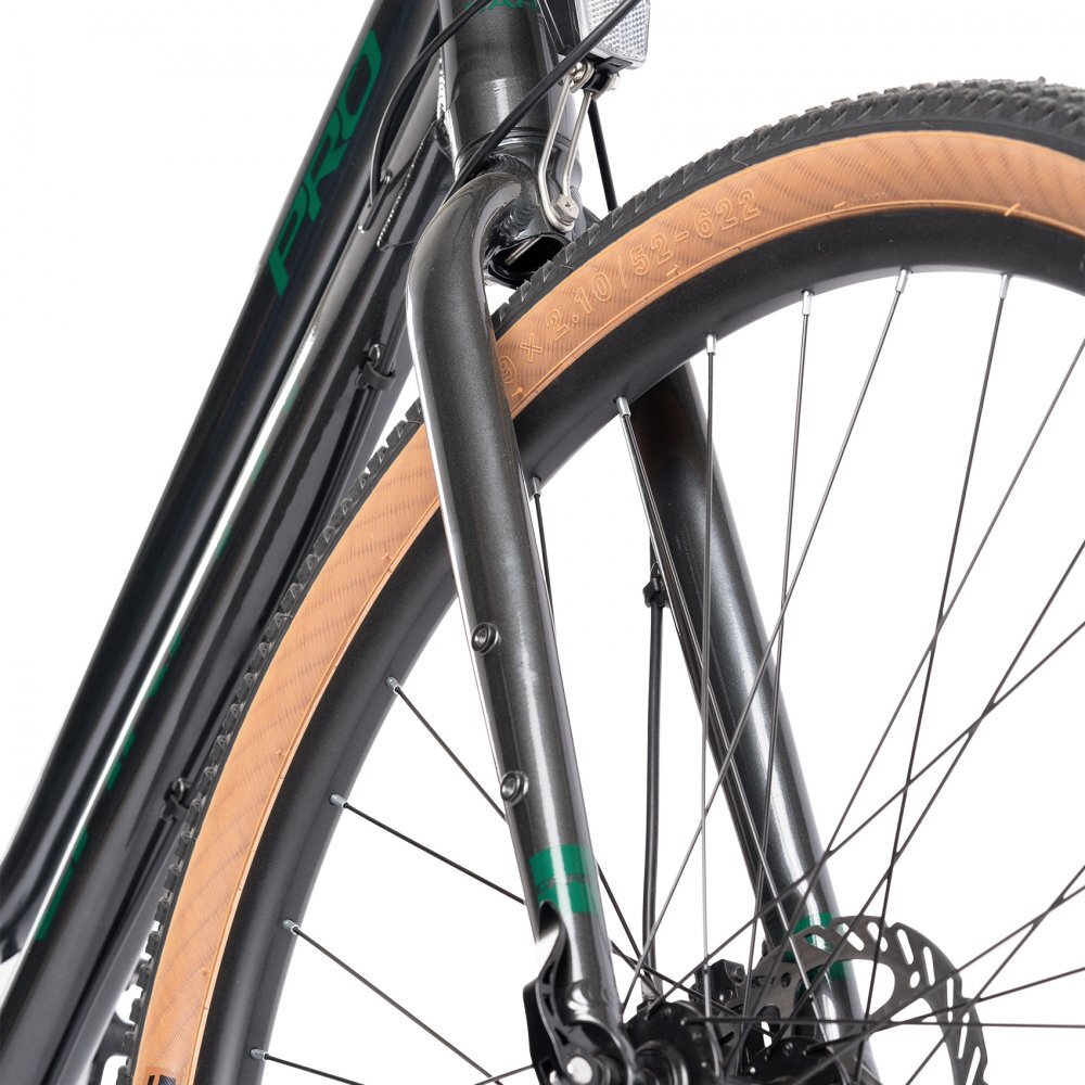 CARPAT Bicicleta PRO C29272H GriVerde Hidraulica Trekking roti 29 inch echipare Shimano Deore 11 viteze frane hidraulice disc cadru aluminiu