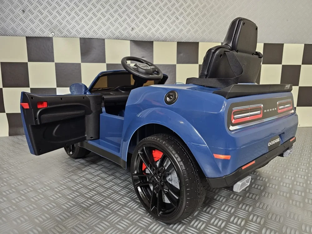 Cars4Kids Masinuta electrica pentru copii Dodge Charger SRT 12V telecomanda bluetooth sa piele suspensie 3-5 ani