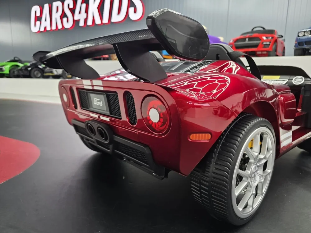 Cars4Kids Masinuta electrica pentru copii Ford GT 24V Rosu Metalic 2 locuri licenta oficiala telecomanda 2.4G usi functionale