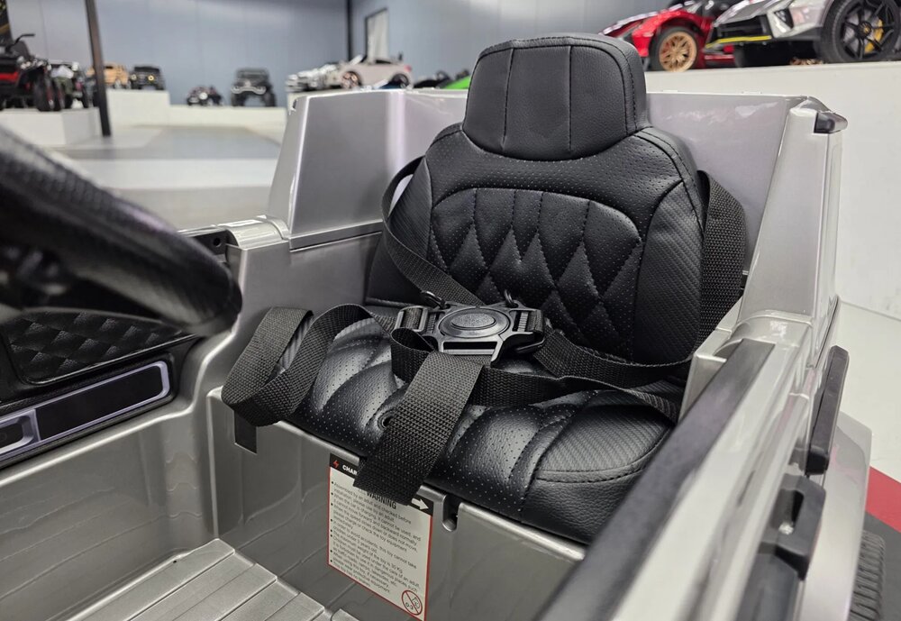 Cars4Kids Masinuta electrica pentru copii Mercedes G63 AMG Gri Metalic 12V licenta oficiala 4 motoare telecomanda 2.4G