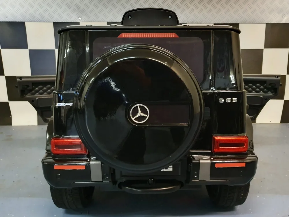Cars4Kids Masinuta electrica pentru copii Mercedes G63 AMG Negru 12V licenta oficiala 4 motoare telecomanda 2.4G