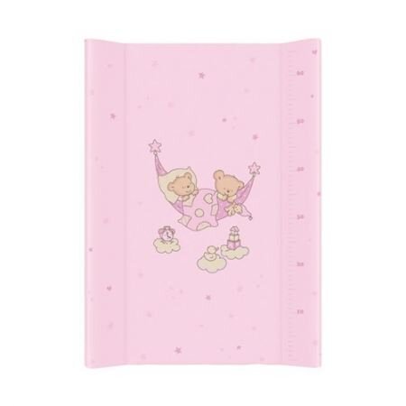 Ceba Baby Saltea de infasat cu intaritura 70x50 cm ursuletii somnorosi roz