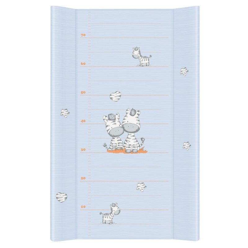 Ceba Baby Saltea de infasat cu intaritura 70x50 cm zebra blue