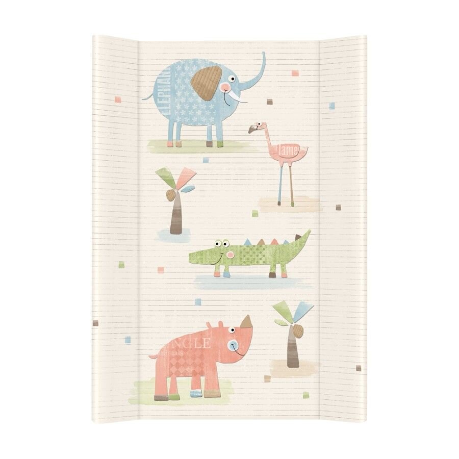 Ceba Baby Saltea de infasat cu intaritura 80x50 cm rinocer
