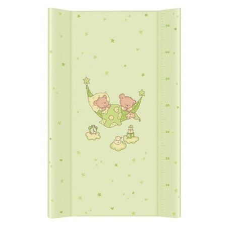 Ceba Baby Saltea de infasat cu intaritura 80x50 cm ursuletii somnorosi verde