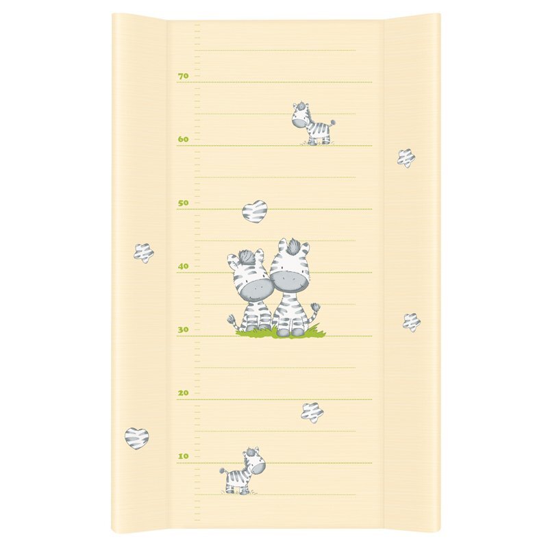 Ceba Baby Saltea de infasat cu intaritura 80x50 cm zebra galben