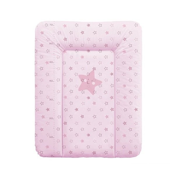 Ceba Baby Saltea de infasat moale fara intaritura si capat inchis Steluta Roz 50x70 cm