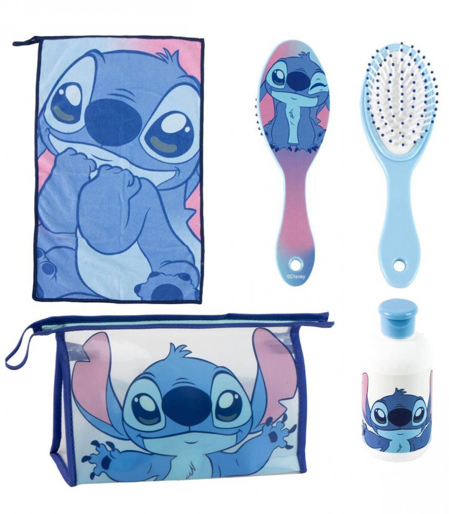 Cerda Geanta cu accesorii de igiena pentru copii Stitch