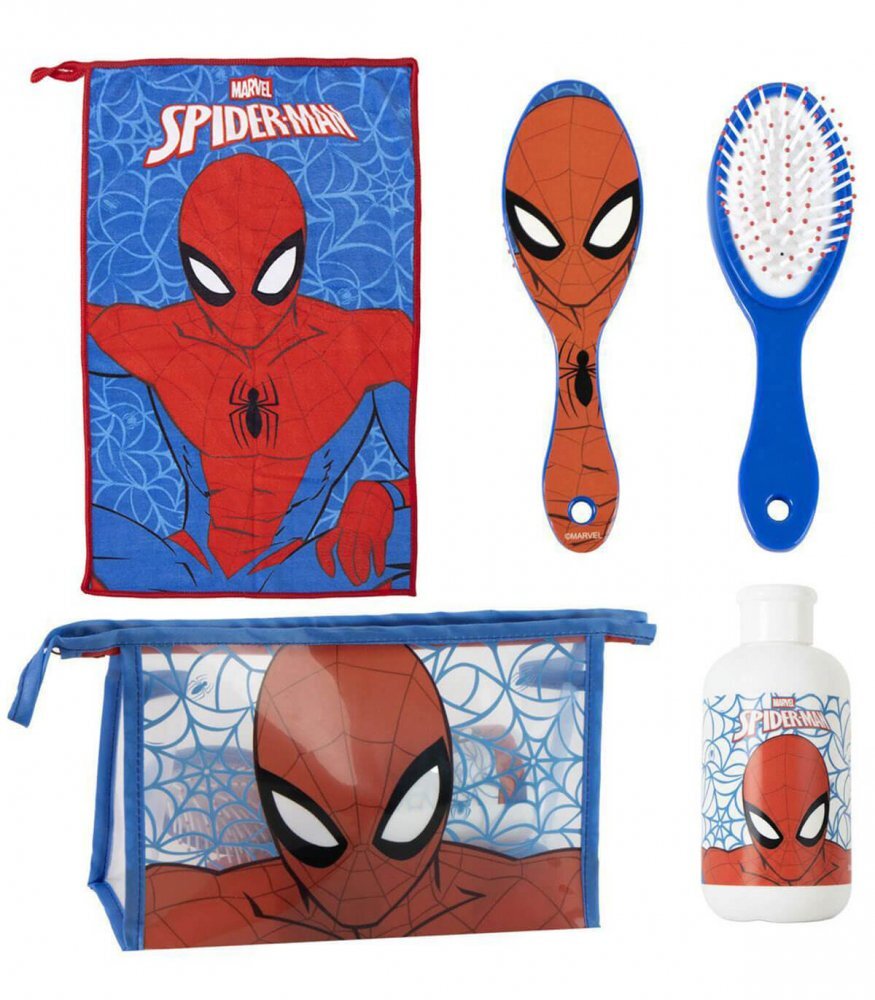 Cerda Geanta cu articole de igiena pentru copii Spiderman
