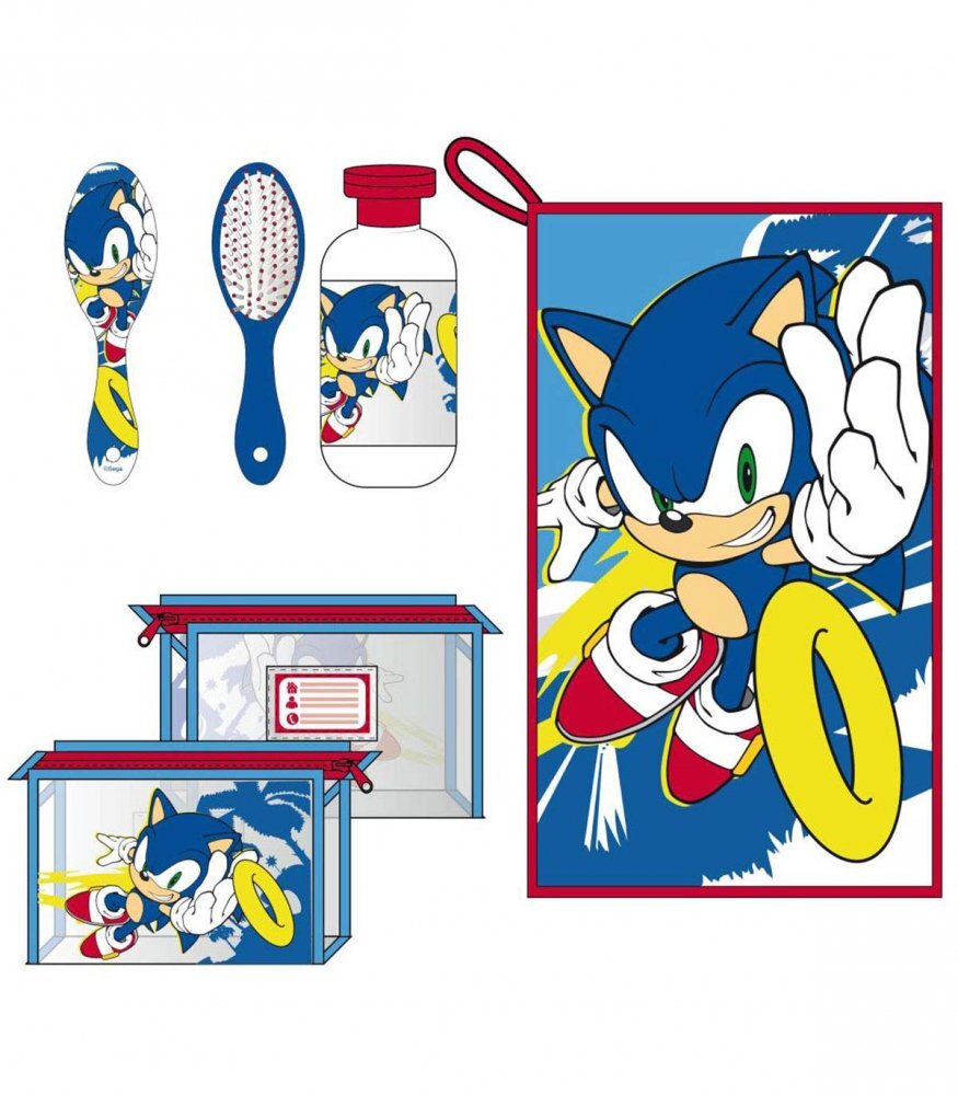 Cerda Geanta mare cu accesorii de igiena pentru copii Sonic