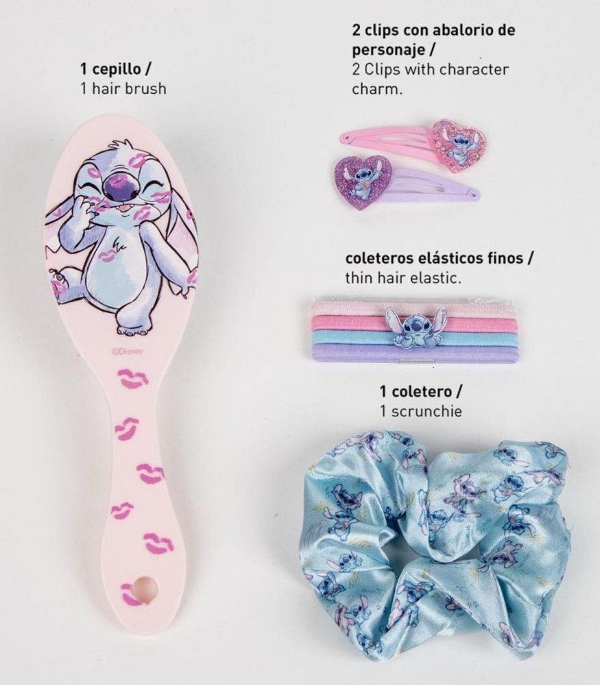 Cerda Perie cu accesorii pentru par Stitch