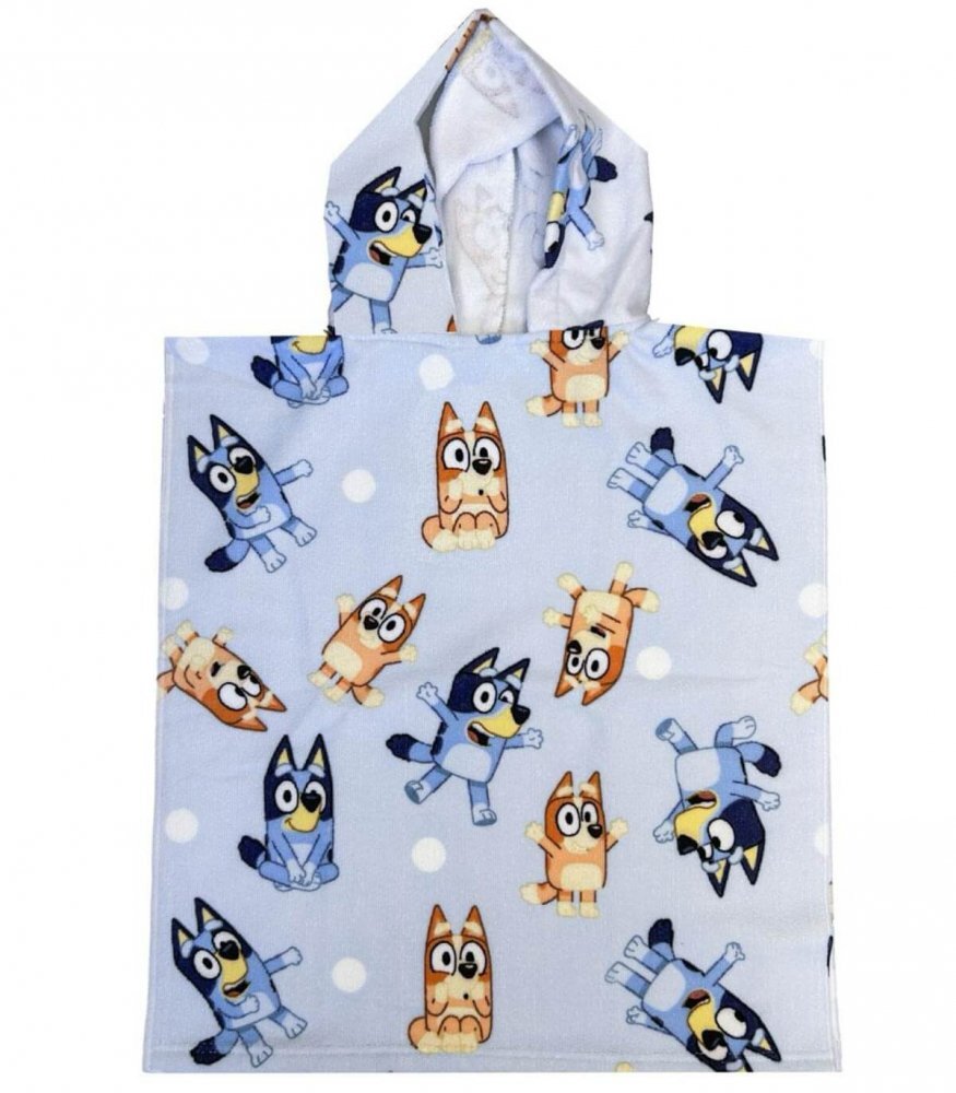 Cerda Poncho pentru copii Bluey 50x115 cm