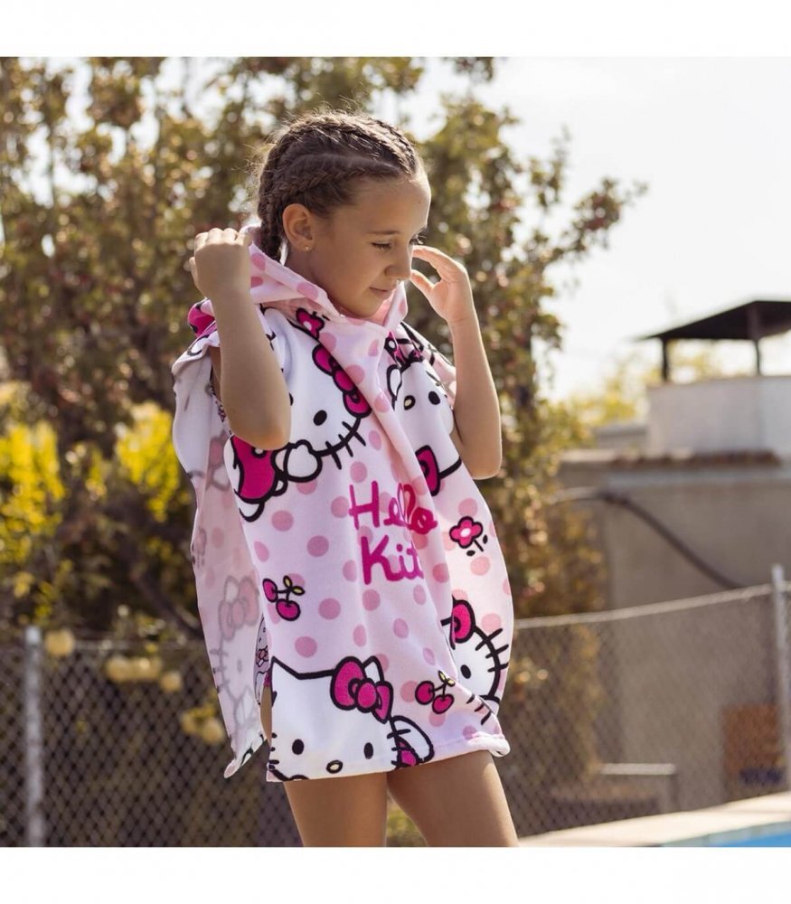 Cerda Poncho pentru copii Hello Kitty 50x115 cm