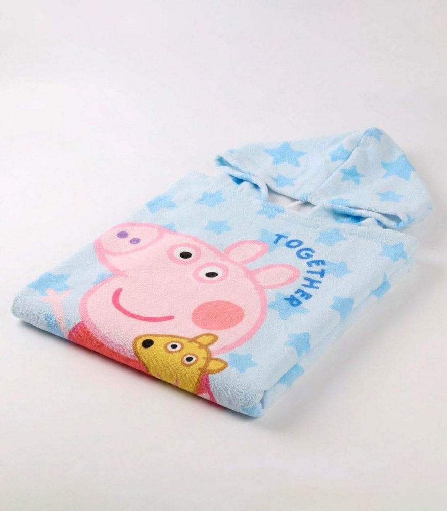 Cerda Poncho pentru copii Peppa Pig 55x110 cm